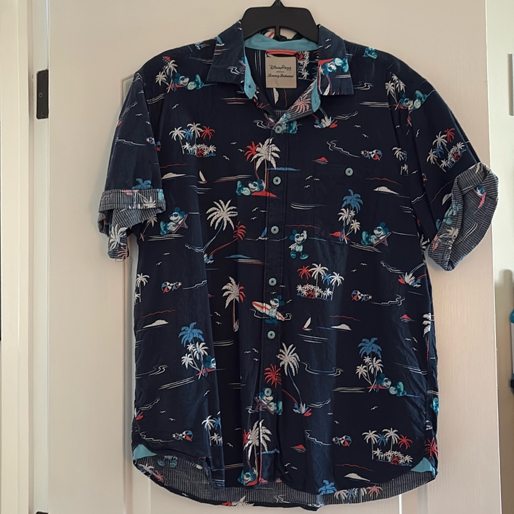 Tommy Bahama Mickey Mouse button up